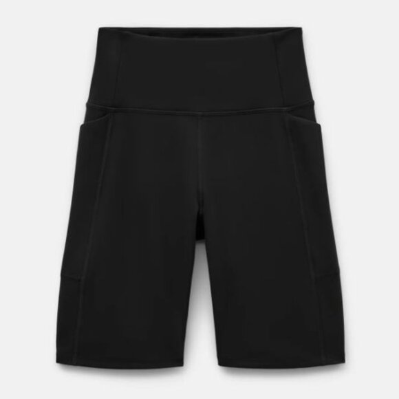 Girlfriend Collective Black Run Bike Shorts 8.5" Inseam Women's Size XS - Picture 2 of 6